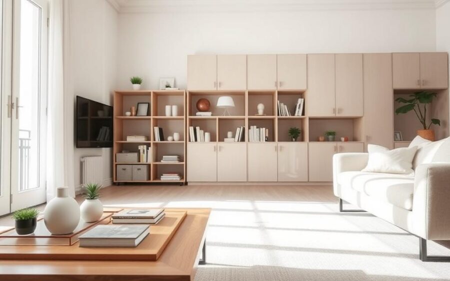 Estratégias para organizar a casa com menos coisas e mais espaço